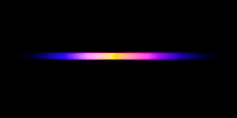 Abstract light spectrum with vibrant purple and pink hues on a black background. © Vuang