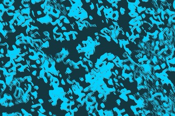 Ocean Blue Abstract Watercolor Artistic Texture Background.