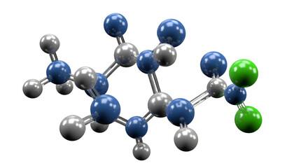 3d render of molecule