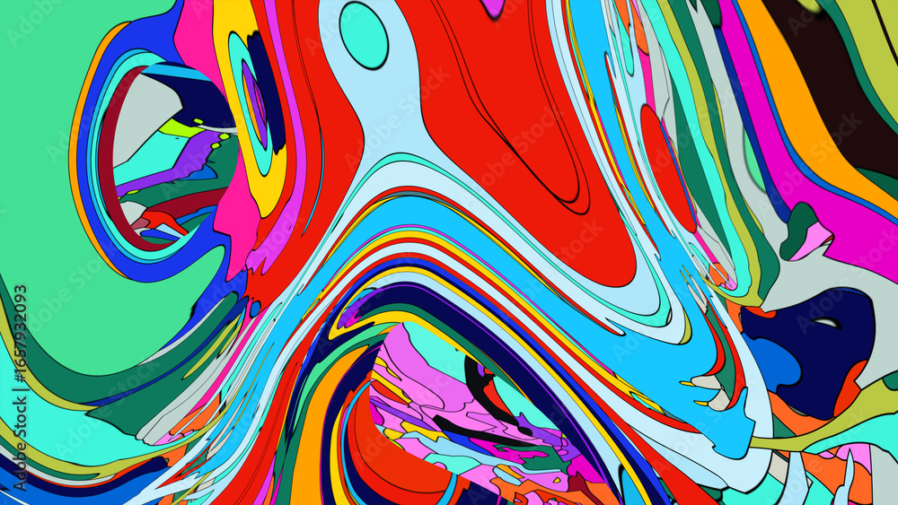 Poster abstract colorful background with lines