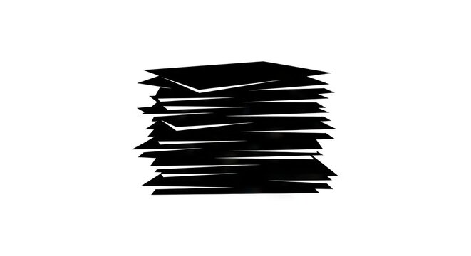 Stack of documents illustration