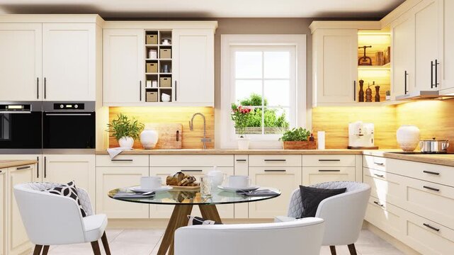 Modern kitchen interior design