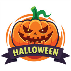 Happy Halloween. Happy Halloween text banner design template. Happy Halloween logo , Happy Halloween label, Happy Halloween sticker, Happy Halloween poster, Happy Halloween banner design.