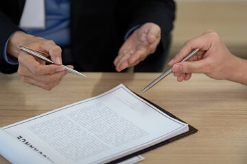 Engaging Discussion on Insurance Policy Between Agent and Client