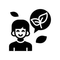 Green Lifestyle glyph icon