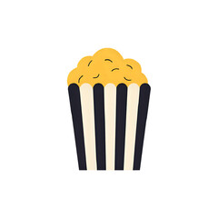 Popcorn Illustration: Movie Night Graphic, Cinema Snack Design Element
