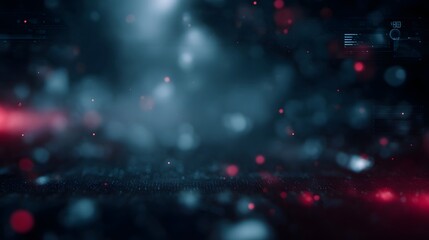 Futuristic Cyber Interface with Dazzling Lighting Effects