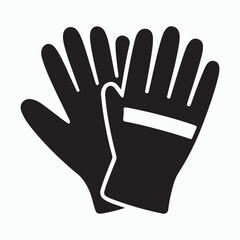 Obraz premium Pair of work gloves isolated on white background