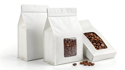 coffee beans in a box