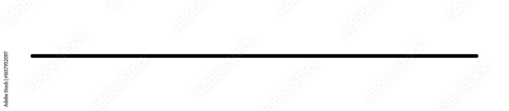 Poster solid straight line isolated transparent background black border vector divider decoration outline h