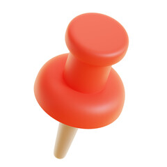 Red Pin Paper Icon