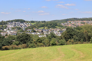 Blick auf die Stadt Meinerzhagen bei Lüdenscheid