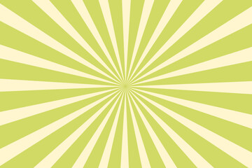 Fototapeta premium A vibrant green and white sunburst background radiating outward, creating a dynamic and energetic visual effect.