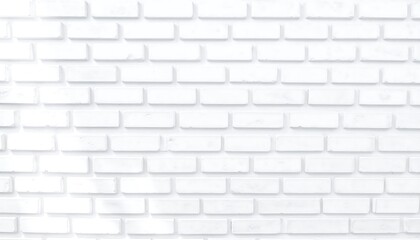 Fototapeta premium A detailed close-up view of a bright white brick wall, showcasing its uniform rectangular shapes and texture.