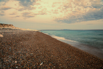 Sunrise over Khetsuu Khad Rock, Khargass Lake, Mongolia
