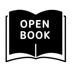 Open Book icon represents knowledge, education, reading, learning and enlightenment