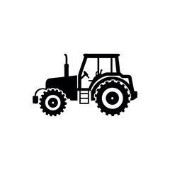 Obraz premium Tractor Icon Silhouette