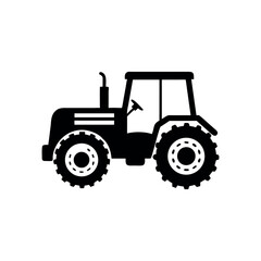 Obraz premium Tractor Icon Silhouette