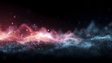 Mesmerizing data waves and analytics graphs in a futuristic style