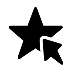 Fototapeta premium silver star isolated on white