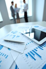 Business analytics and reporting meeting financial data analysis and market research plan