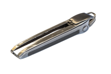 Compact nail clipper for travel isolated on transparent background