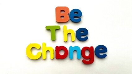 ​A colorful display of the words 