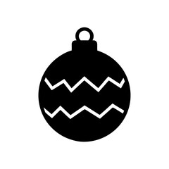Christmas ornament vector icon