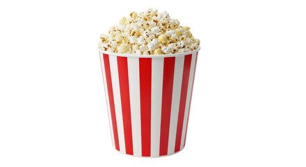 Isolated Popcorn Bucket