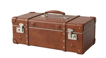 Isolated Vintage Suitcase