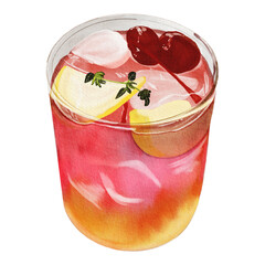 Pink lemonade Dessert Vector Design