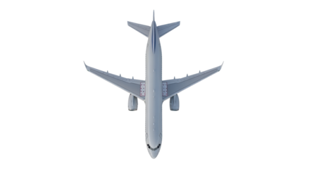 Isolated Passenger Airplane