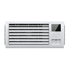 Modern white wall mounted air conditioner unit