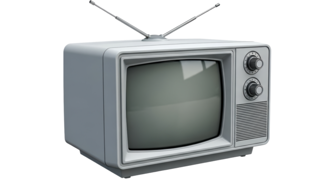 Isolated Retro Television