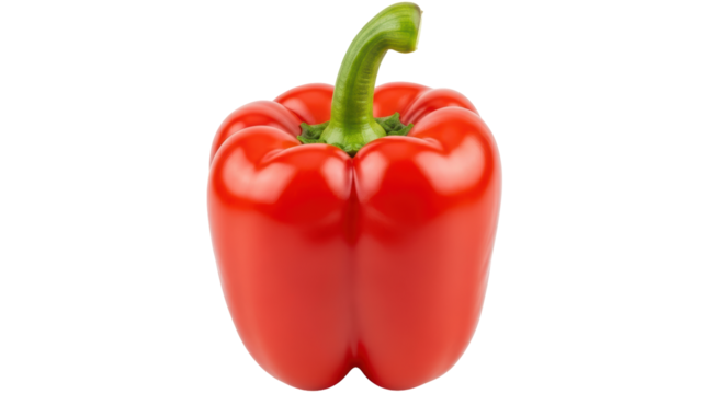 Isolated Red Bell Pepper