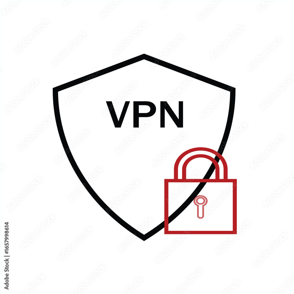 Poster a modern vector icon of a shield with 