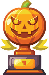 Halloween Trophy Awards Spooky Pumpkin Halloween Trophy