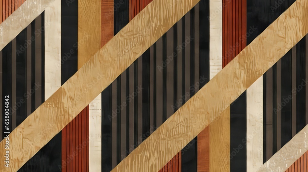 Poster the texture of the lines adds depth and character to the overall pattern, which has a retro, handcra