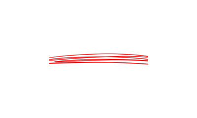 Red Lines Brush Stroke – MarkerHighlighter PNG