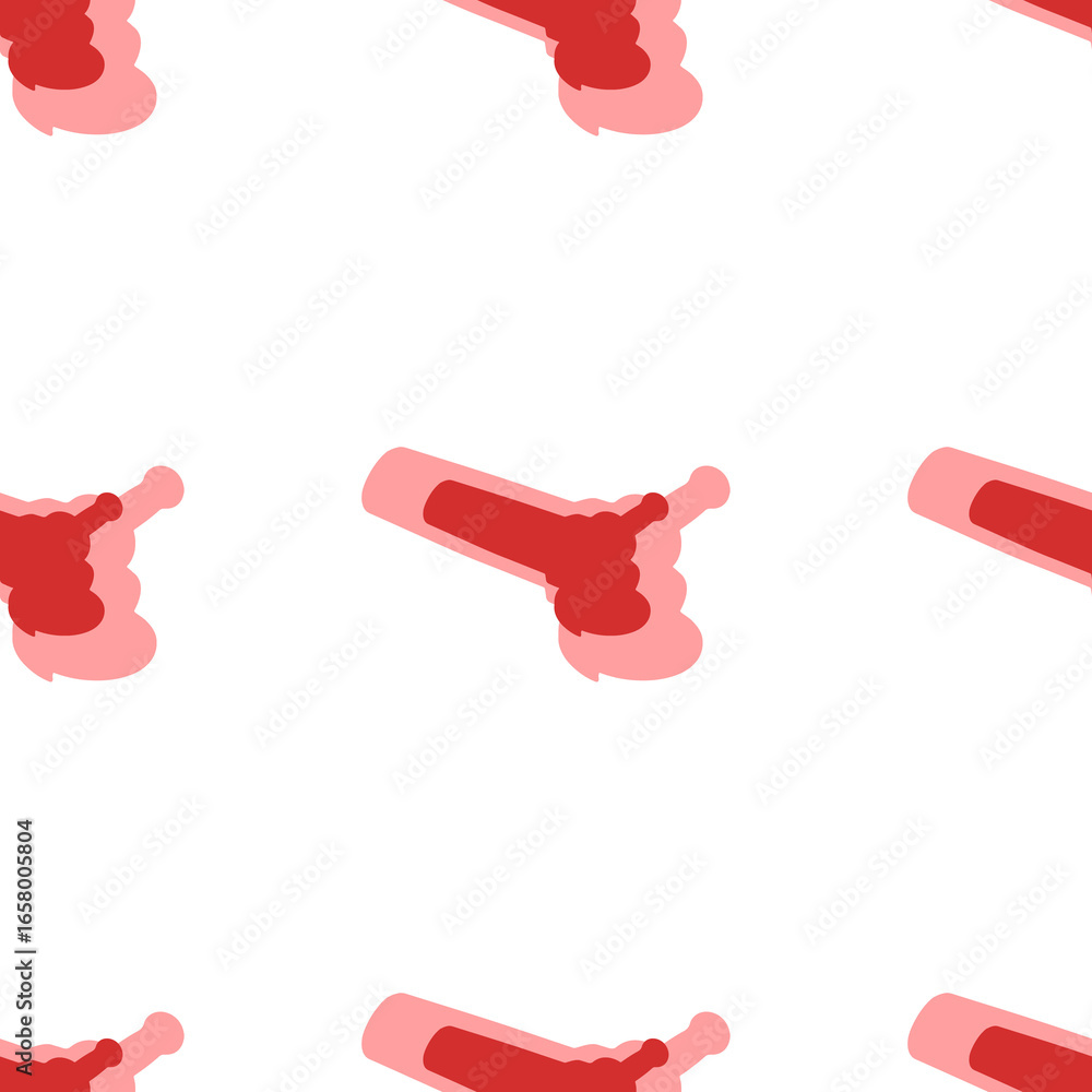 Poster seamless pattern of large isolated red angle grinder symbols. the elements are evenly spaced. illust