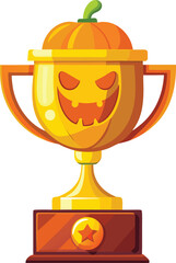 Halloween Trophy Awards Spooky Pumpkin Halloween Trophy Award