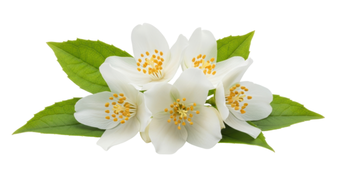 Isolated Jasmine Flowers
