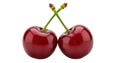 Isolated Cherries