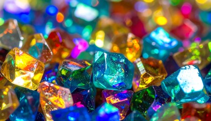 Iridescent Crystal Shards