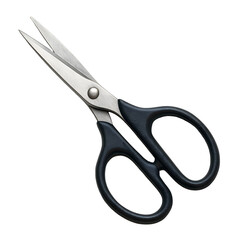 Black Scissors Isolated on White Background