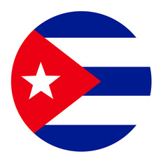 Cuban flag button