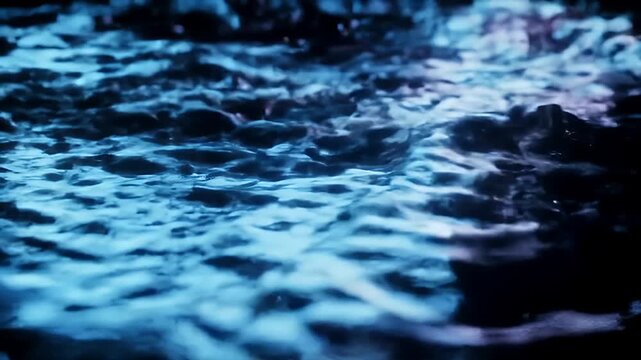 Liquid Metal Abstract Flowing Background