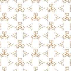 Geometric Background Designs Accented by Floral Ornament Detailing