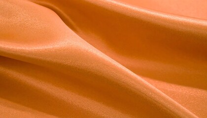 Orange Satin Fabric Fold