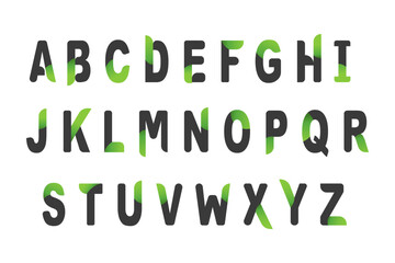 alphabet  design fonts set, Typography  logo creative font.  vector illustration